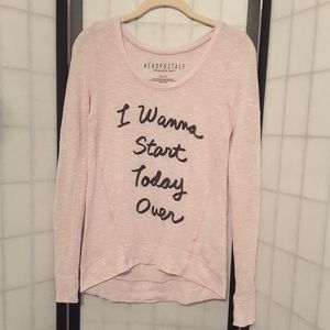 Aeropostale Long Sleeve Crew Neck Top sz XS